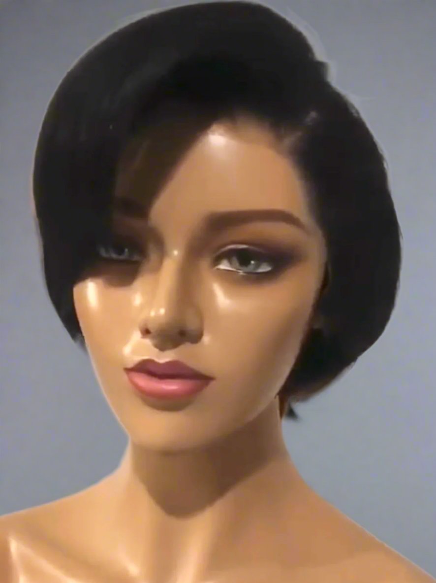 13*4 pixie cut bob wig